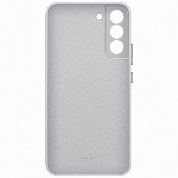 Чохол Samsung Leather Cover для смартфону Galaxy S22+ (S906) Light Gray