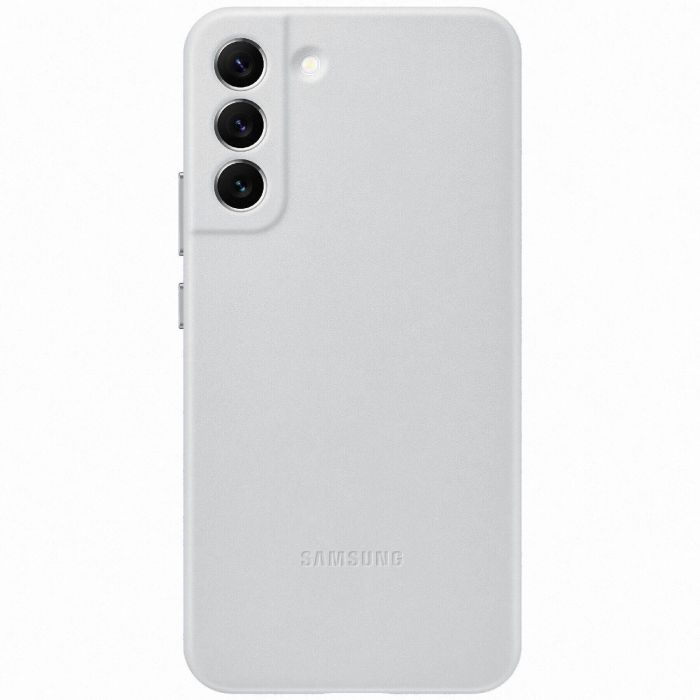 Чохол Samsung Leather Cover для смартфону Galaxy S22+ (S906) Light Gray