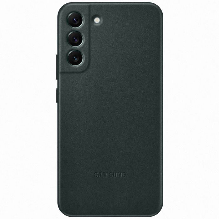 Чохол Samsung Leather Cover для смартфону Galaxy S22+ (S906) Forest Green