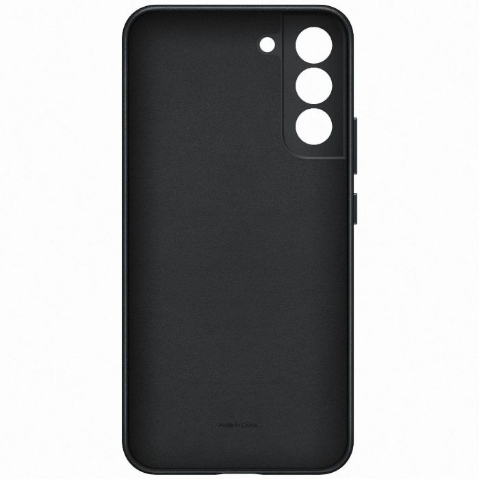 Чохол Samsung Leather Cover для смартфону Galaxy S22+ (S906) Black