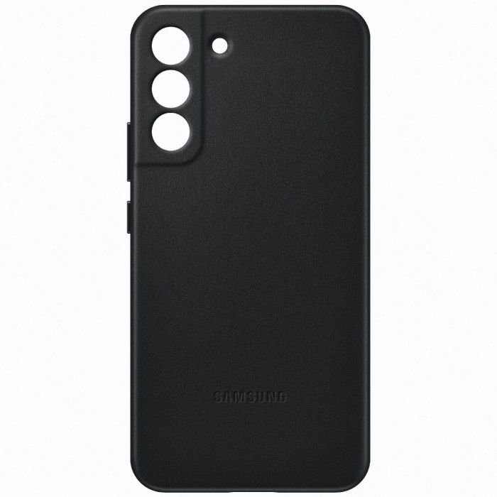 Чохол Samsung Leather Cover для смартфону Galaxy S22+ (S906) Black