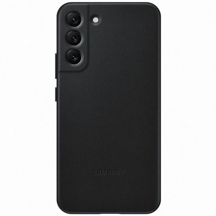 Чохол Samsung Leather Cover для смартфону Galaxy S22+ (S906) Black