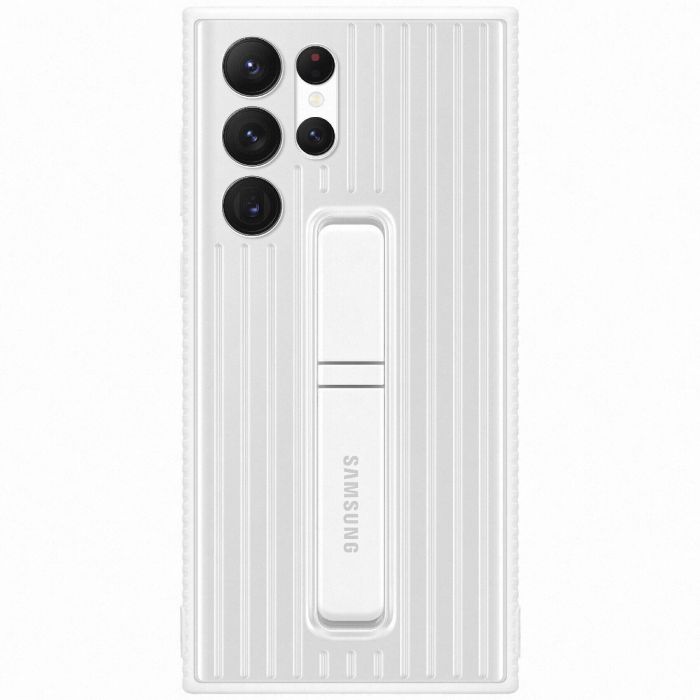 Чохол Samsung Protective Standing Cover для смартфону Galaxy S22 Ultra (S908) White