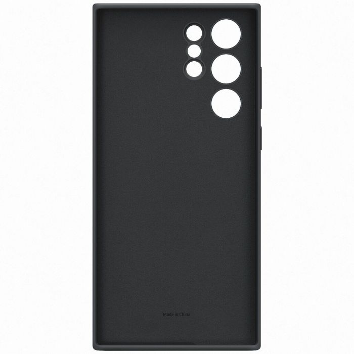 Чохол Samsung Silicone Cover для смартфону Galaxy S22 Ultra (S908) Black
