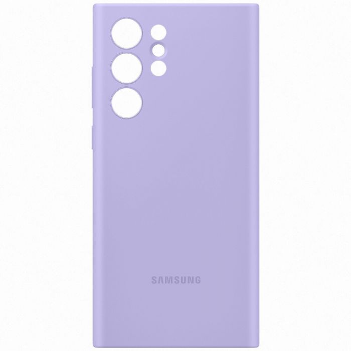 Чохол Samsung Silicone Cover для смартфону Galaxy S22 Ultra (S908) Fresh Lavender