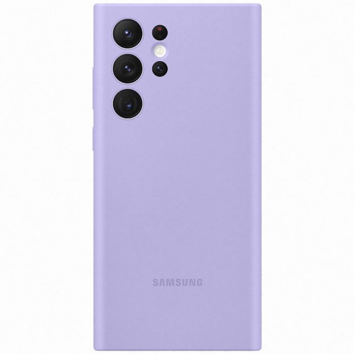 Чохол Samsung Silicone Cover для смартфону Galaxy S22 Ultra (S908) Fresh Lavender