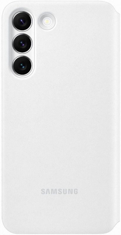 Чохол Samsung Smart Clear View Cover для смартфону Galaxy S22 (S901) White