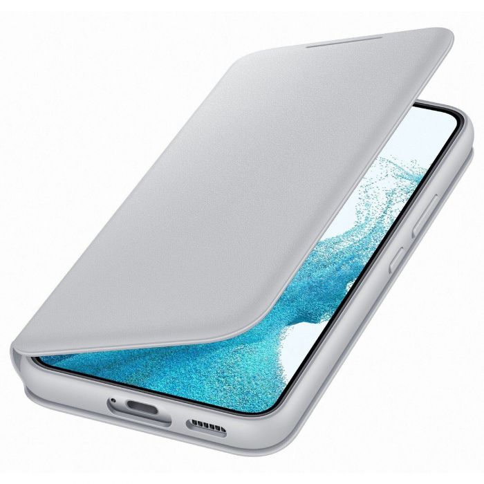 Чохол Samsung Smart LED View Cover для смартфону Galaxy S22 (S901) Light Gray