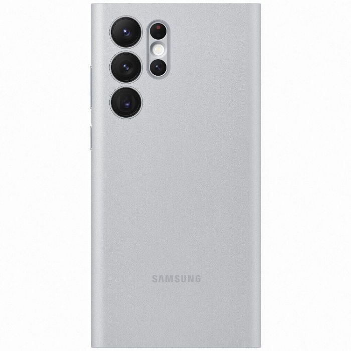 Чохол Samsung Smart LED View Cover для смартфону Galaxy S22 Ultra (S908) Light Gray