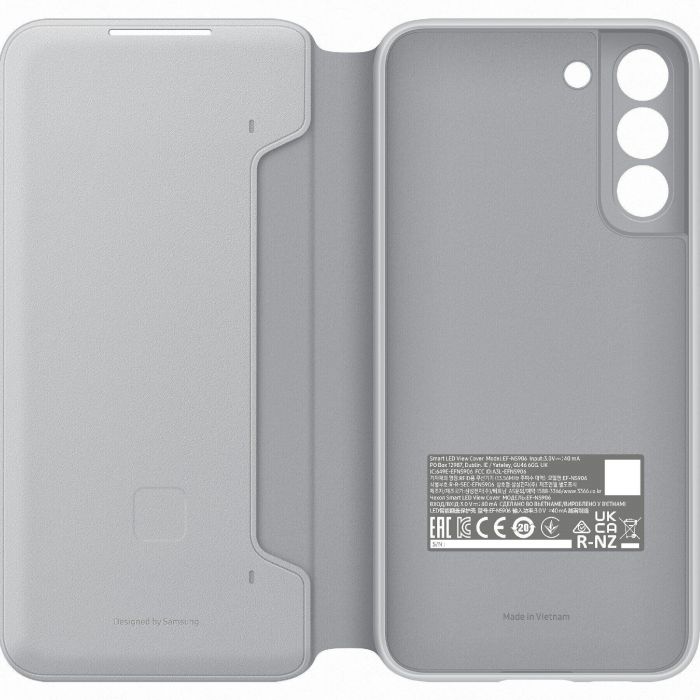 Чохол Samsung Smart LED View Cover для смартфону Galaxy S22+ (S906) Light Gray