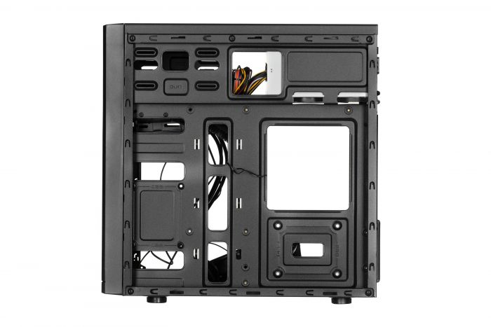 Корпус 2E BASIS (RD863-400) з БЖ 2EATX400, MiniT, Micro ATX,Mini ITX,2xUSB2.0,сталь з перфорацією(бічна панель),чорний