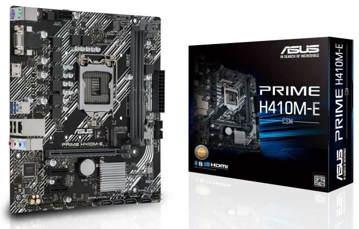 Материнcька плата ASUS PRIME H410M-E/CSM s1200 H410 2xDDR4 M.2 HDMI-VGA CSM mATX