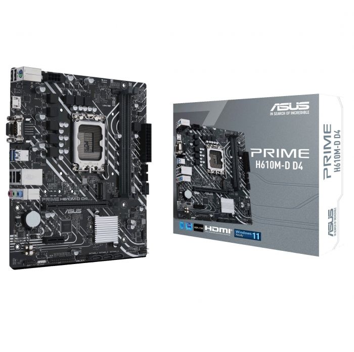 Материнcька плата ASUS PRIME H610M-D D4 s1700 H610 2xDDR4 M.2 HDMI-VGA mATX