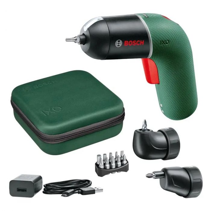 Шуруповерт Bosch IXO VI (full), 4.5 Нм, 10 біт, 2 насадки, кейс