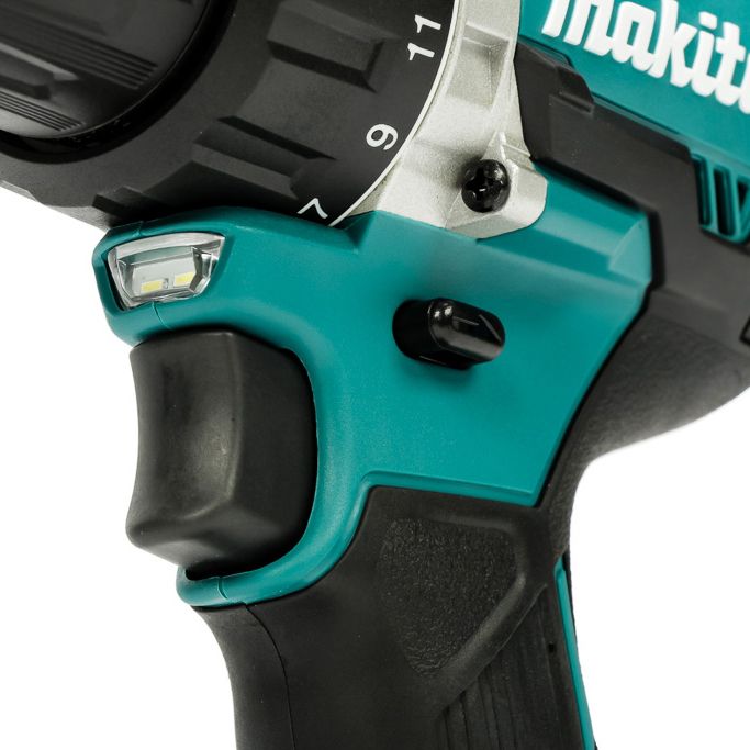 Шуруповерт Makita DDF484RTE, акум, 18В, 5Ah 2шт., 0-500/0-2000 об/хв, 54Нм, 1.5кг, кейс