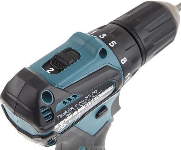 Шуруповерт Makita LXT DDF483RFE 18В, 3аг, 2 швидкості