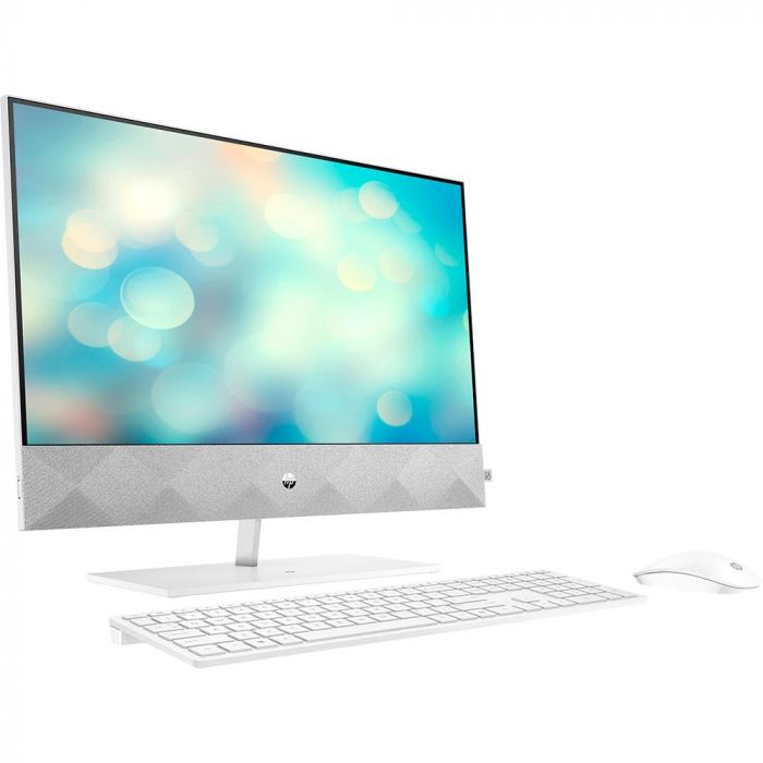 Персональний комп'ютер-моноблок HP Pavilion 23.8FHD IPS AG Touch/Intel i5-11500T/8/256F/int/kbm/DOS/White