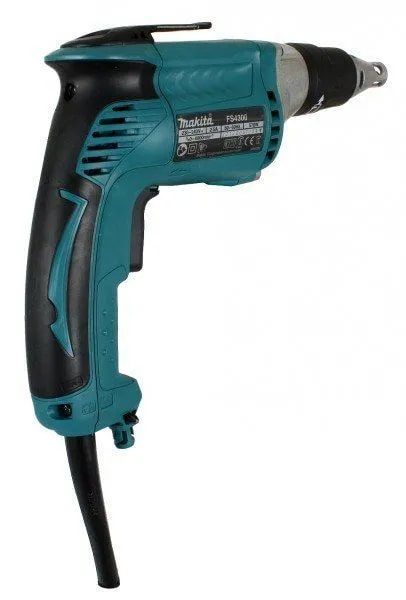 Шурупокрут для гіпсокартону Makita FS4300JX2, 570Вт, 4000 об/хв, 10-16Нм, 1.4кг, Makpac + аксесуари