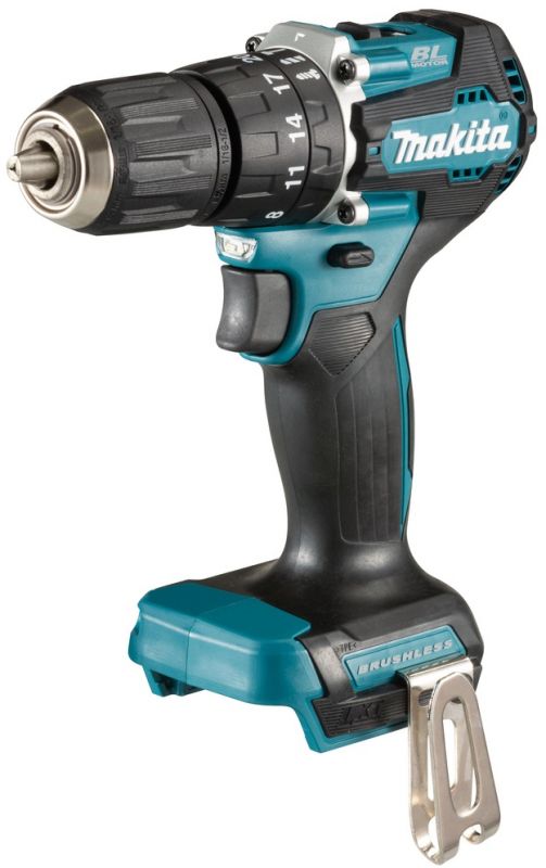 Шуруповерт-дриль Makita DHP487Z, акум, 18В, 0-500/0-1700 об/хв, 40/25Нм, 1.4кг, без АКБ та зарядного пристрою