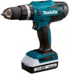 Шуруповерт-дриль Makita HP488DWE, акум., 18Вх2шт., 1.5Ач, 24Нм, 1.7 кг Шуруповерт-дриль Makita HP488DWE, акум., 18Вх2шт., 1.5Ач, 24Нм, 1.7 кг
