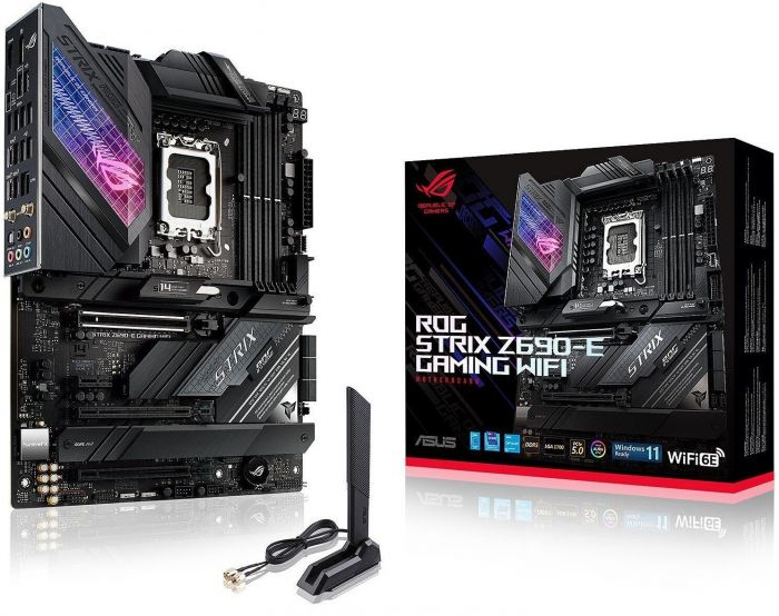 Материнcька плата ASUS STRIX Z690-E GAMING WIFI s1700 Z690 4xDDR5 M.2 HDMI-DP Wi-Fi BT ATX