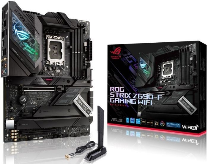 Материнcька плата ASUS STRIX Z690-F GAMING WIFI s1700 Z690 4xDDR5 M.2 HDMI-DP Wi-Fi BT ATX