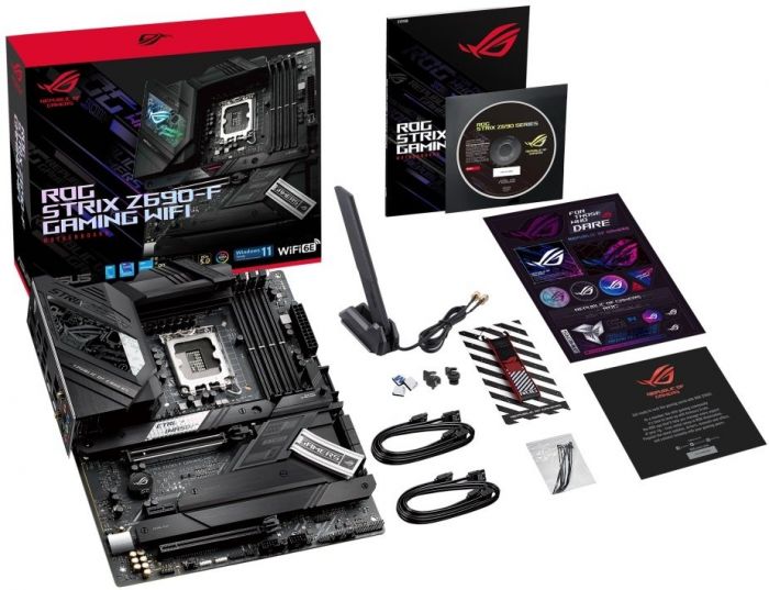 Материнcька плата ASUS STRIX Z690-F GAMING WIFI s1700 Z690 4xDDR5 M.2 HDMI-DP Wi-Fi BT ATX