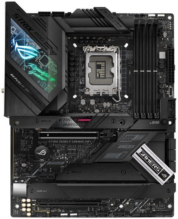 Материнcька плата ASUS STRIX Z690-F GAMING WIFI s1700 Z690 4xDDR5 M.2 HDMI-DP Wi-Fi BT ATX