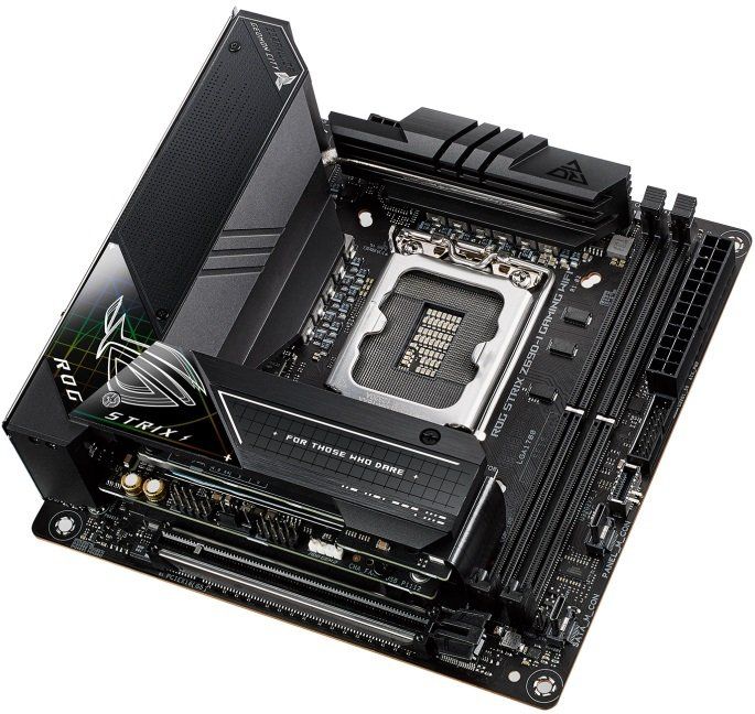 Материнcька плата ASUS STRIX Z690-I GAMING_WIFI s1700 Z690 2xDDR5 M.2 HDMI Wi-Fi BT mITX