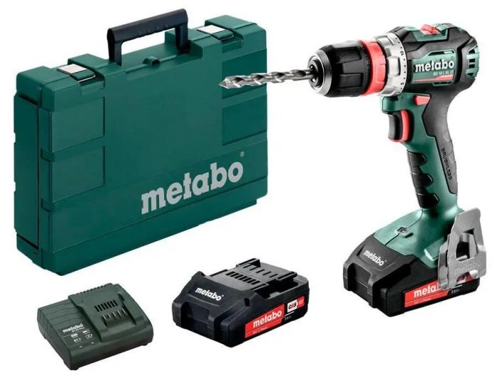 Шуруповерт-дриль Metabo BS 18 L BL Q 18V 2x2Ah Li-Ion; з/п SC 30;кофр