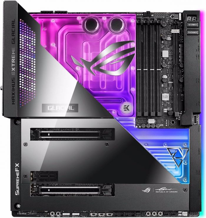 Материнcька плата ASUS MAXIMUS Z690 EXTREME GLACIAL s1700 Z690 4xDDR5 M.2 HDMI-Thunderbolt Wi-Fi BT EATX liquid-cooled