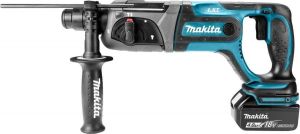 Перфоратор Makita DHR241RFJ акумуляторний, SDS+, 2Дж, Li-Ion 18В LXT, 2х3Аг Перфоратор Makita DHR241RFJ акумуляторний, SDS+, 2Дж, Li-Ion 18В LXT, 2х3Аг