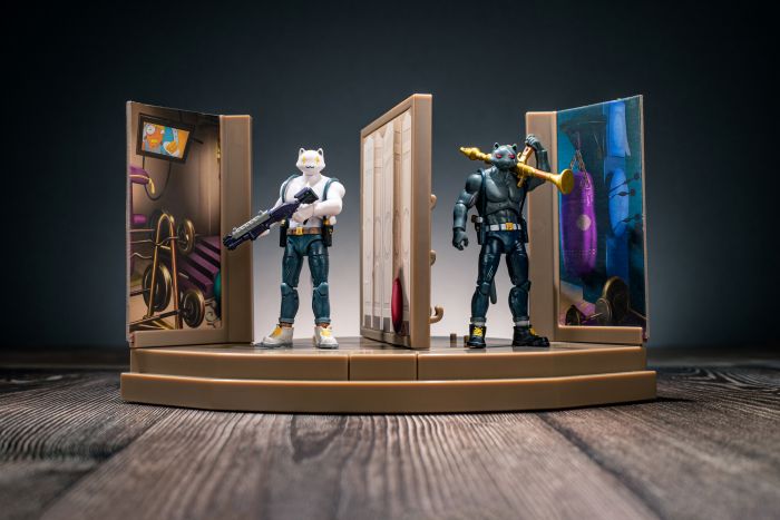 Колекційна фігурка Jazwares Fortnite 2 Figure Pack Agent's Room Meowcles