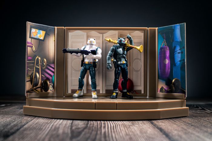 Колекційна фігурка Jazwares Fortnite 2 Figure Pack Agent's Room Meowcles