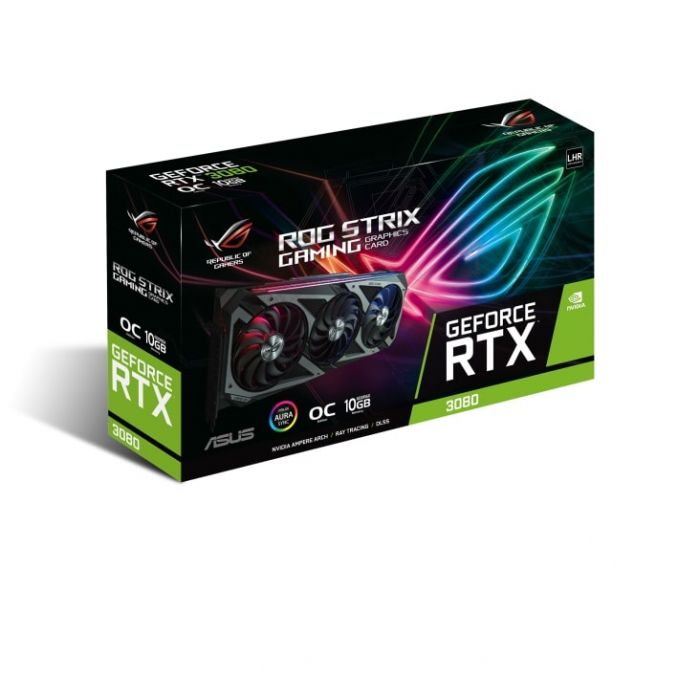 Вiдеокарта ASUS GeForce RTX3080 10GB GDDR6X STRIX GAMING OC V2 LHR