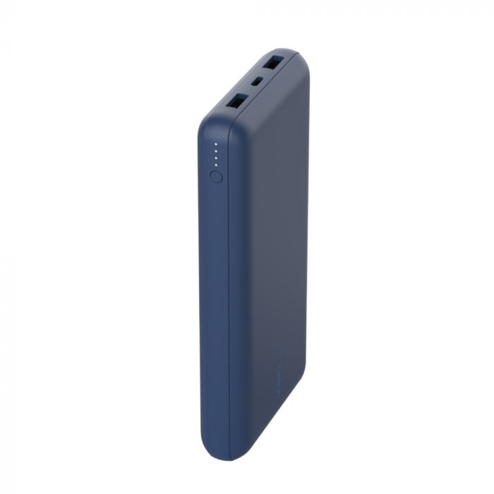 Портативний зарядний пристрій Power Bank Belkin 20000mAh, 15W, Dual USB-A, USB-C, blue