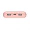 Універсальна літієва батарея Power Bank Belkin 20000mAh 15W Dual USB-A, USB-C Rose Gold