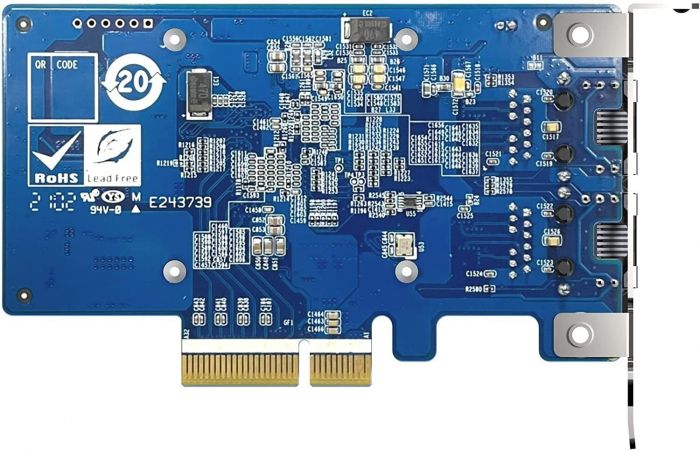 Мережева карта QNAP Dual-port RJ45 10GbE network expansion card PCIe 3.0 x4