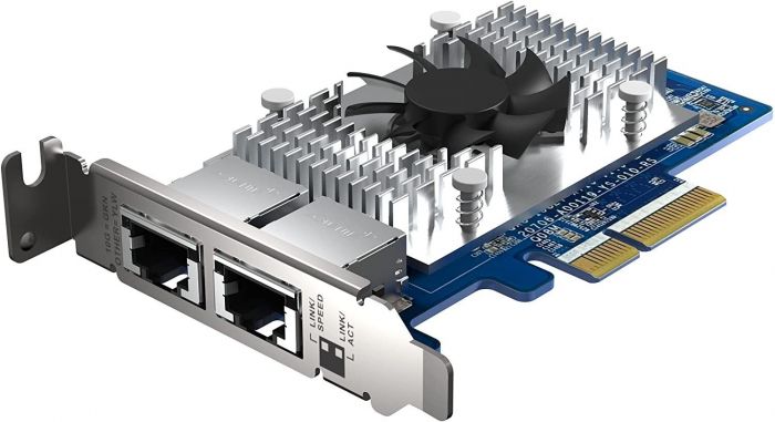 Мережева карта QNAP Dual-port RJ45 10GbE network expansion card PCIe 3.0 x4