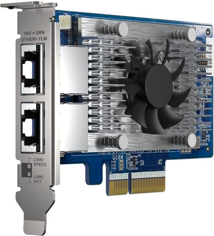 Мережева карта QNAP Dual-port RJ45 10GbE network expansion card PCIe 3.0 x4