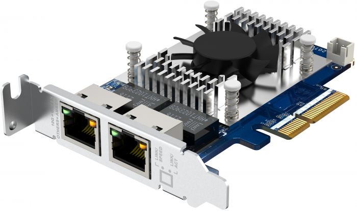 Мережева карта QNAP Dual-port (10Gbase-T) 10GbE PCIe Gen3 x4