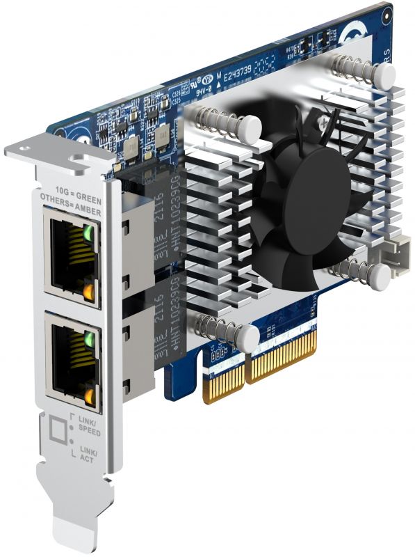 Мережева карта QNAP Dual-port (10Gbase-T) 10GbE PCIe Gen3 x4