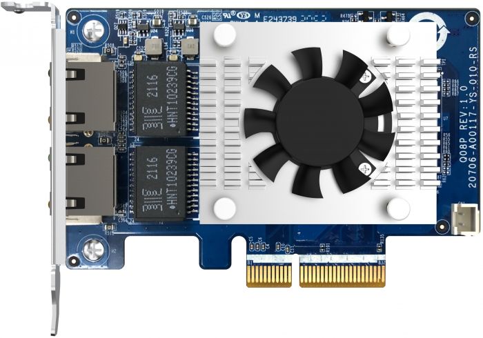 Мережева карта QNAP Dual-port (10Gbase-T) 10GbE PCIe Gen3 x4