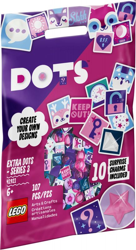 Конструктор LEGO DOTS Додаткові елементи – випуск 3 41921