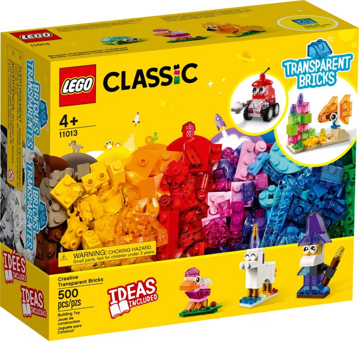 Конструктор LEGO Classic Прозорі кубики для творчості 11013