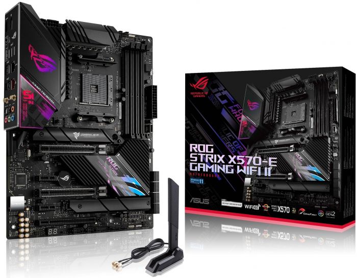 Материнcька плата ASUS STRIX X570-E GAM WIFI II sAM4 X570 4xDDR4 M.2 HDMI-DP Wi-Fi BT ATX