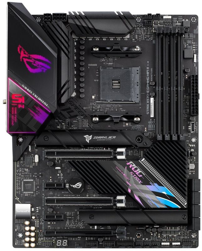 Материнcька плата ASUS STRIX X570-E GAM WIFI II sAM4 X570 4xDDR4 M.2 HDMI-DP Wi-Fi BT ATX