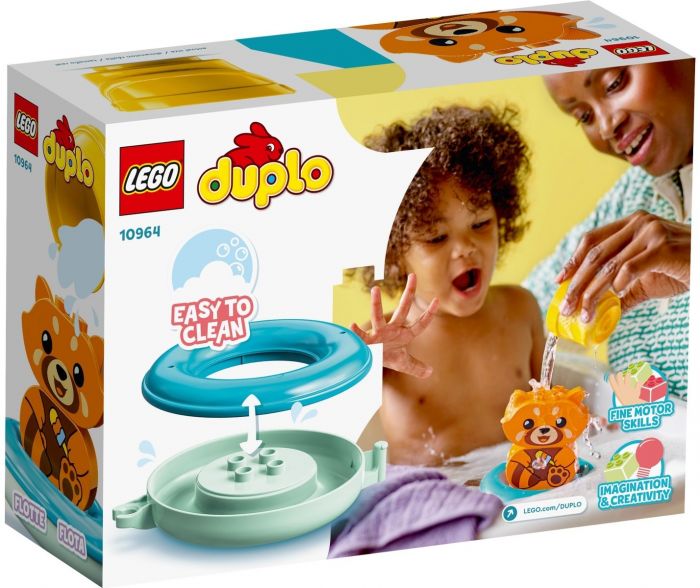 Конструктор LEGO DUPLO My First Веселе купання: Плаваюча червона панда 10964