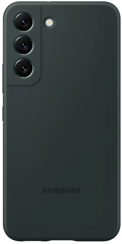 Чохол Samsung Silicone Cover для смартфону Galaxy S22 (S901) Forest Green