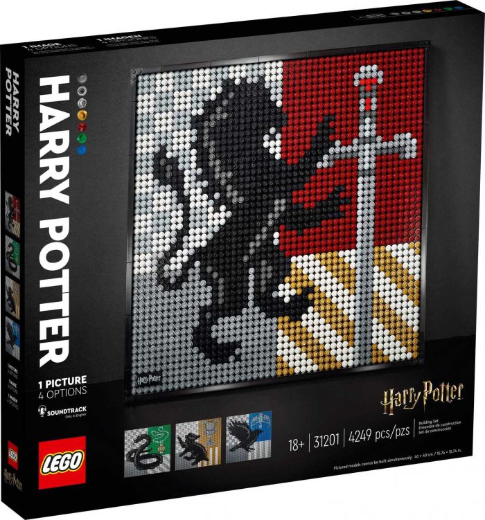 Конструктор LEGO Art Harry Potter Герби Гоґвортса 31201